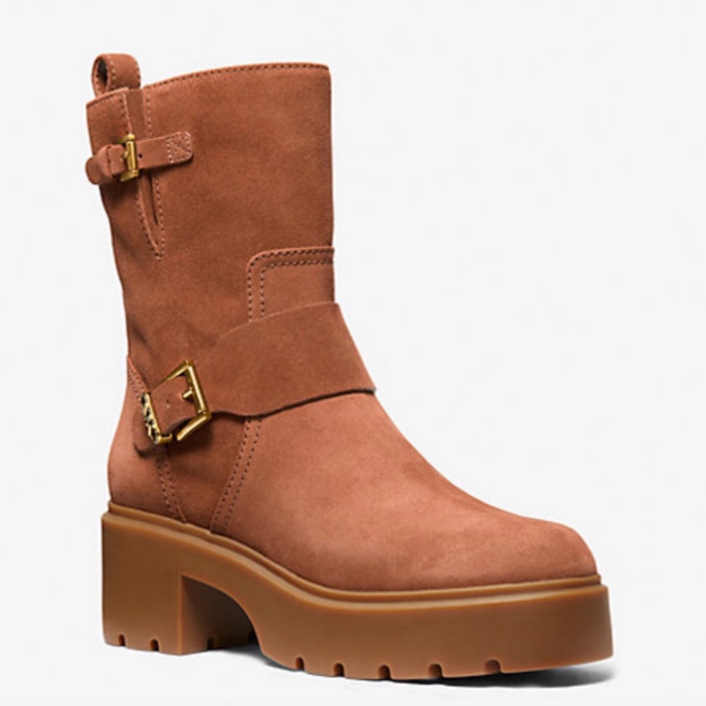 “NEW” MICHAEL Michael Kors Perry Suede Boot